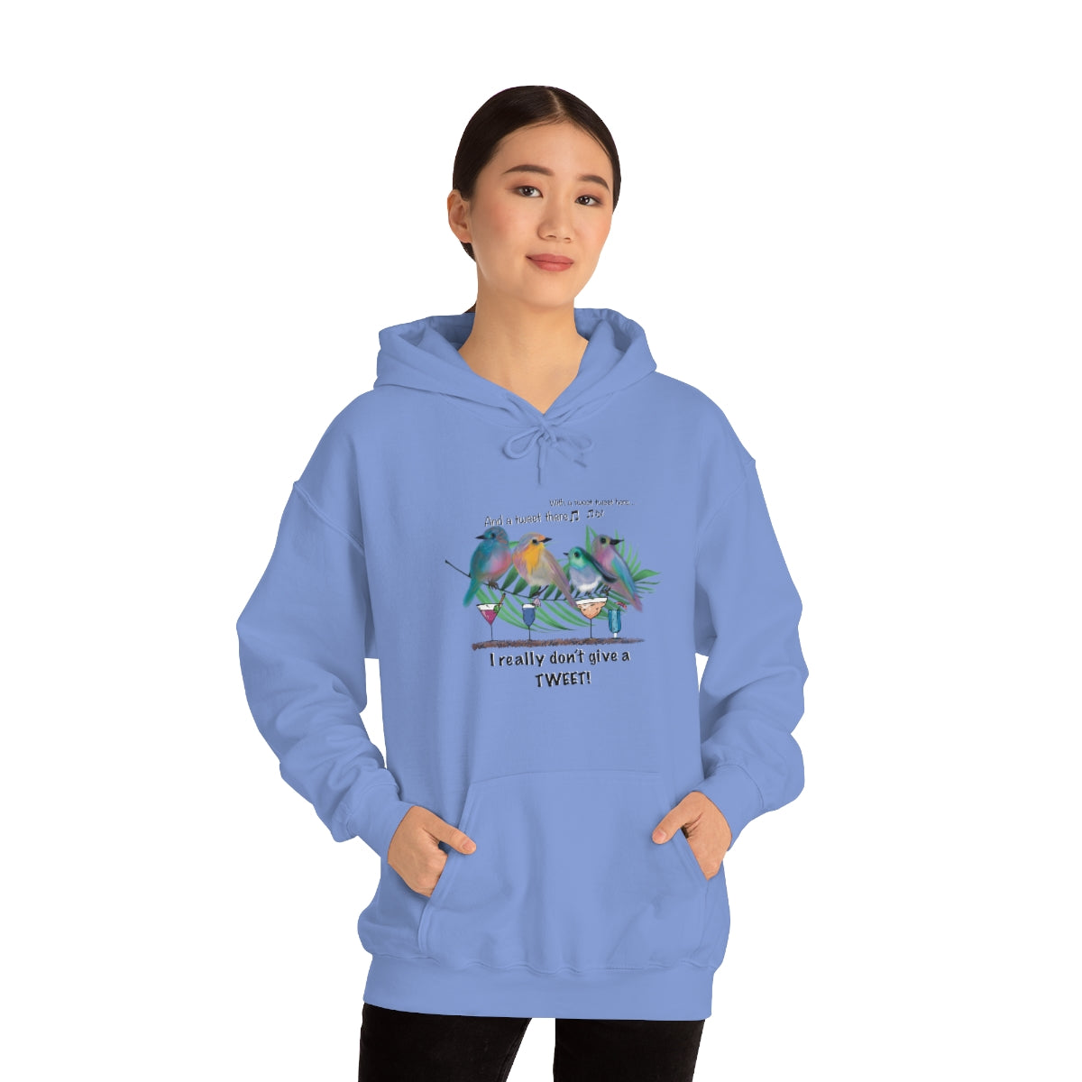 DON'T GIVE A Tweet, Heavy Blend Hooded Sweatshirt (Unisex)