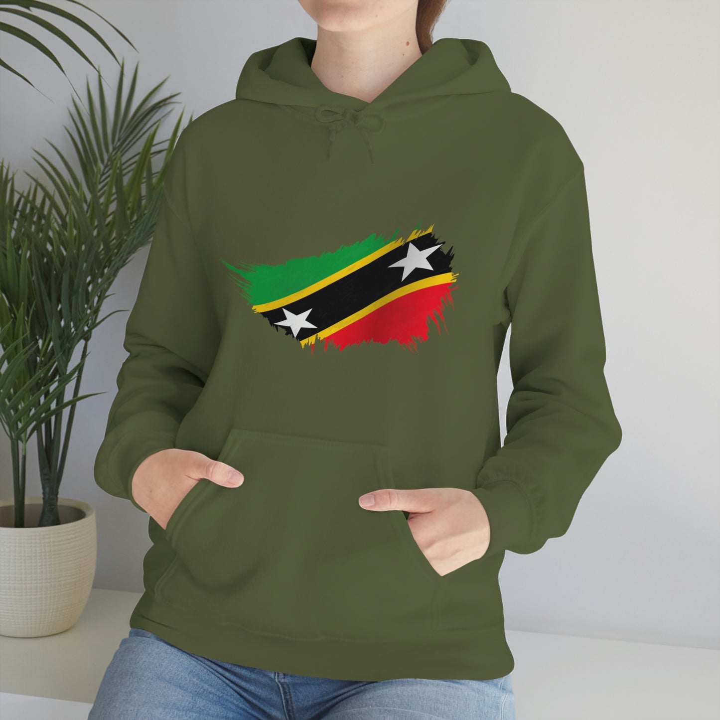 ST. KITTS Heavy Blend Hooded Sweatshirt (UNISEX)