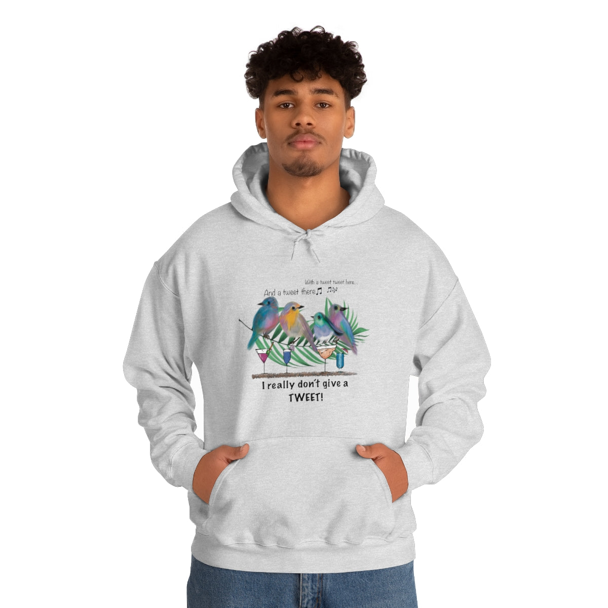 DON'T GIVE A Tweet, Heavy Blend Hooded Sweatshirt (Unisex)