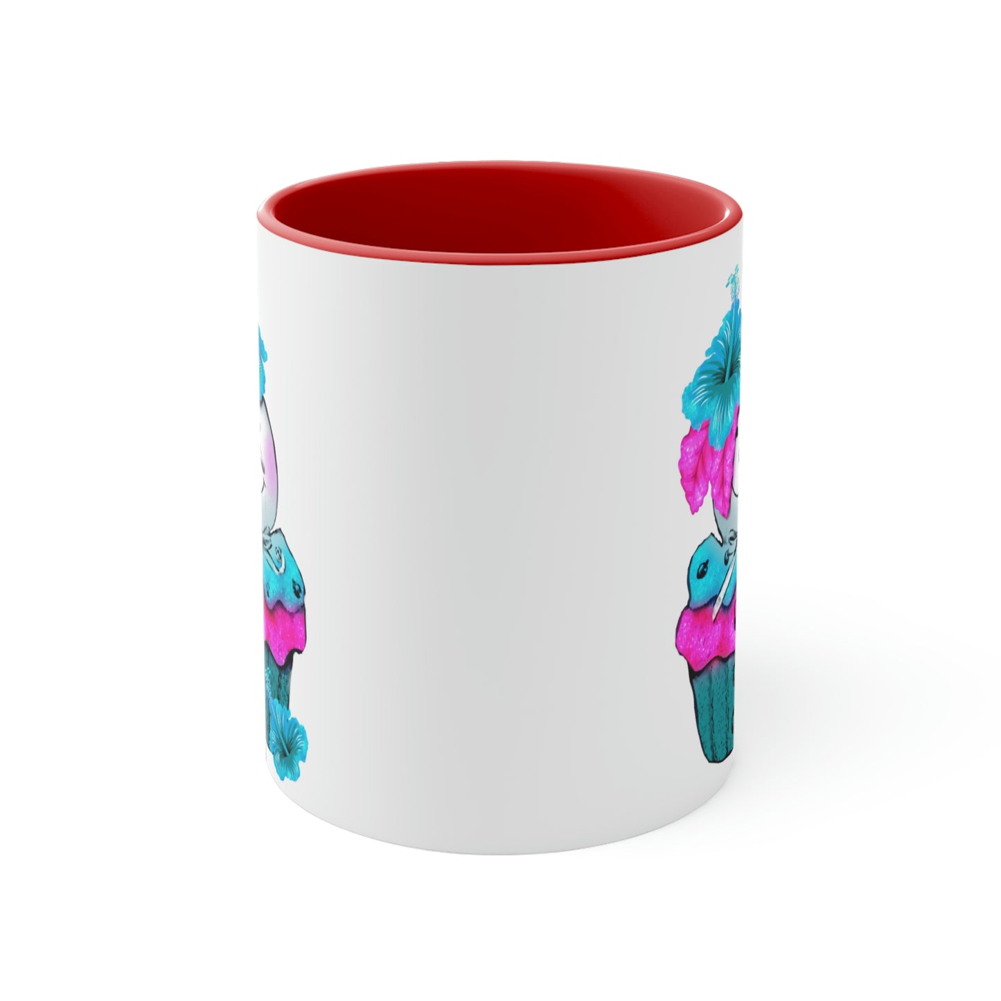 Cheerful Holiday Cupcake, Accent Coffee Mug, 11oz