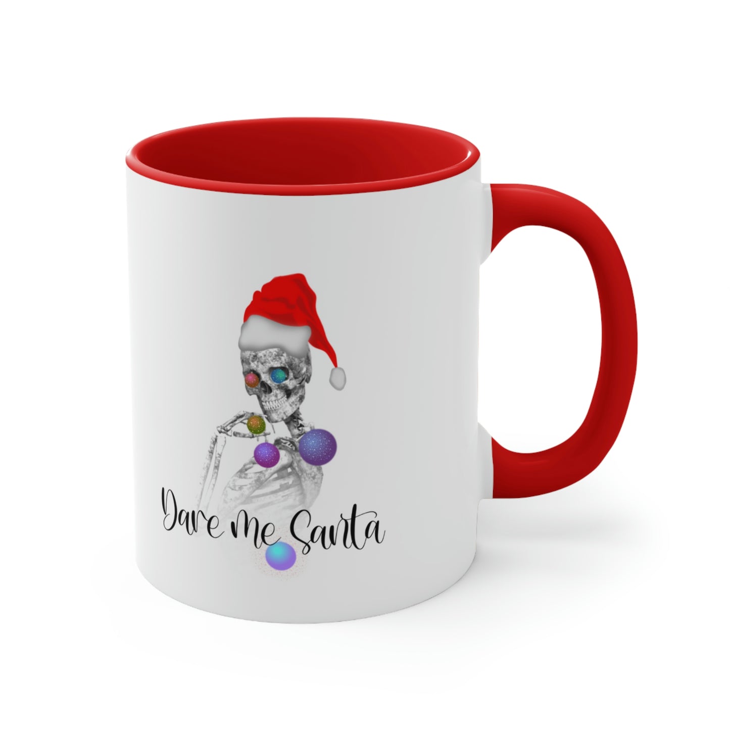 Dare Me Santa, Red/White Coffee Mug, 11oz